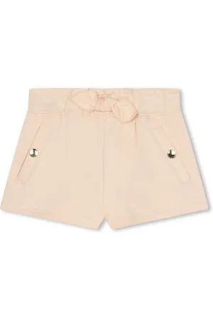 Chloé Logo-print organic cotton shorts