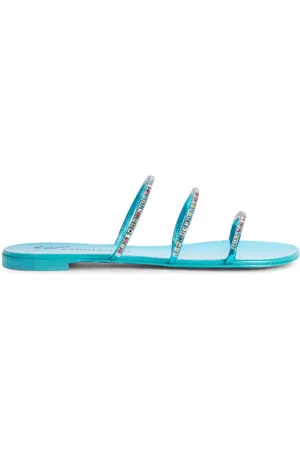 Giuseppe Zanotti Dark Colorful rhinestone-embellished sandals