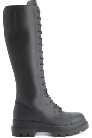 Giuseppe Zanotti Tankie logo-plaque leather boots