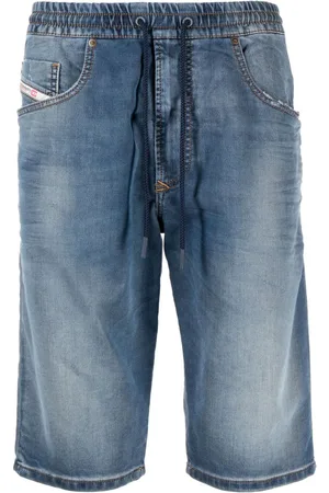 Diesel Elasticated-waist denim shorts