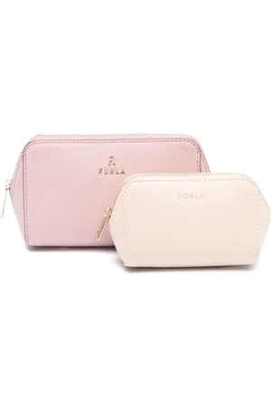Furla Continental leather make up bag