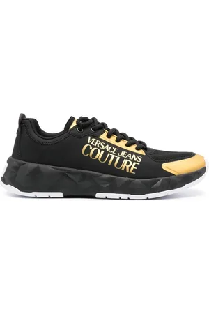 VERSACE Logo-print low-top sneakers