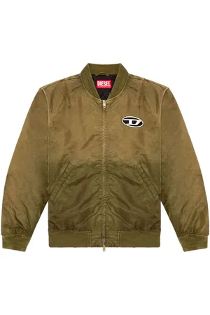 Diesel J-Kepes logo-plaque bomber jacket