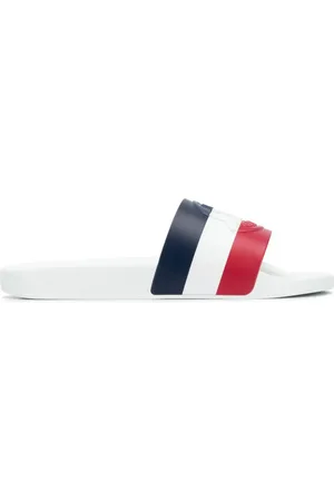 Moncler Basile embossed sliders