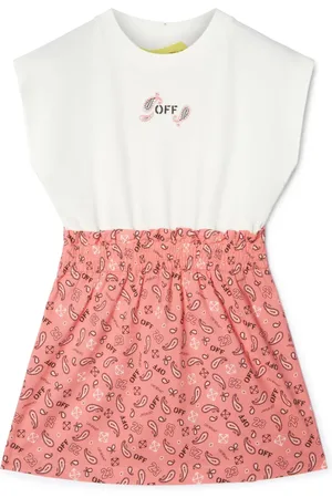 OFF-WHITE Bandana Mix cotton dress