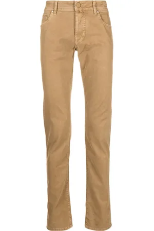 Jacob Cohen Mid-rise cotton chino trousers