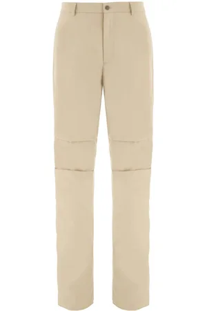 Salvatore Ferragamo Logo-patch cotton cropped trousers