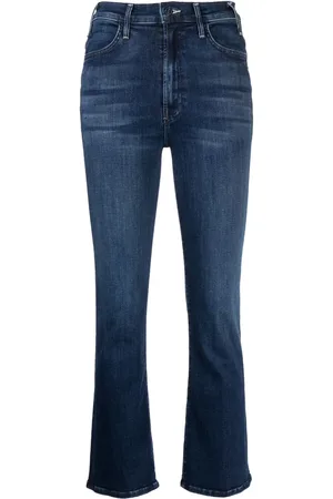 Mother The Hustler cropped flared jeans