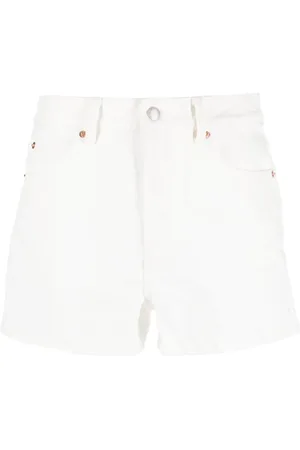 Alexander Wang High-rise denim mini shorts
