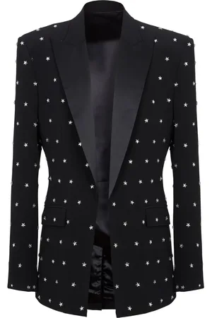 Balmain Stars-embroidered blazer