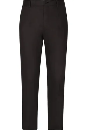 Dolce & Gabbana Slim-cut cotton trousers