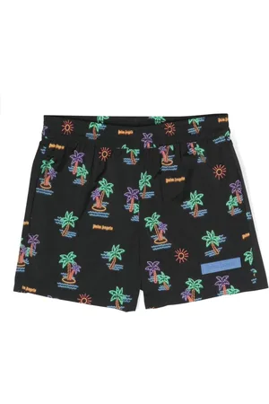 Palm Angels Neon Palms swim shorts
