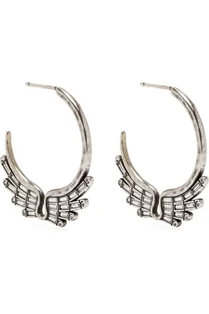 Zadig & Voltaire Rock Over half-hoop earrings