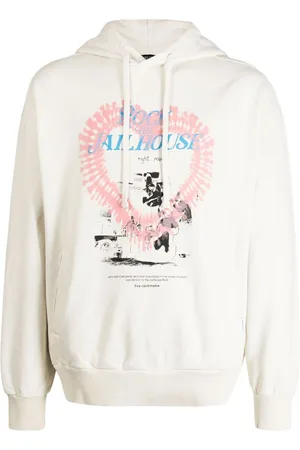 FIVE CM Graphic-print cotton hoodie
