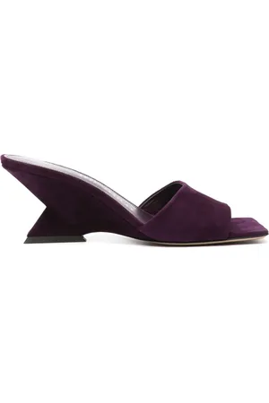 The Attico Cheope suede sandals