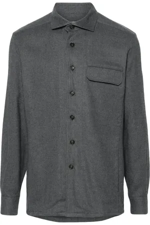 corneliani Classic-collar overshirt