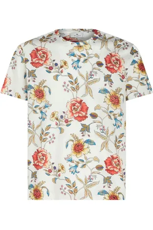 Etro Floral-print cotton T-shirt