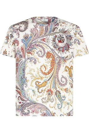 Etro Paisley-print cotton T-shirt