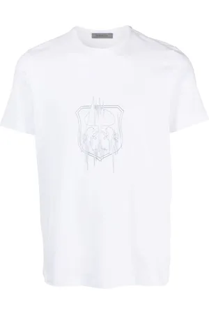 corneliani Logo-print crew-neck T-shirt