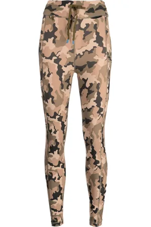 Buy HIRZ CAMO HIGH WAIST RIBBED WAISTBAND LEGGING