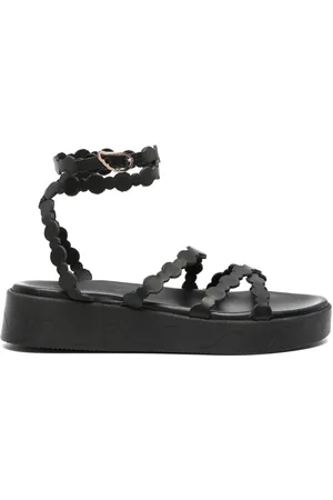 Ancient Greek Sandals Aspis flatform leather sandals