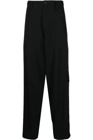 YOHJI YAMAMOTO Tapered-leg wool trousers