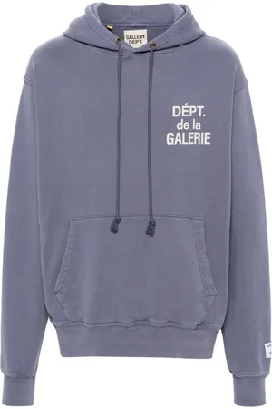 GALLERY DEPT. Logo-Print Cotton-Blend Jersey Zip-Up Hoodie for Men