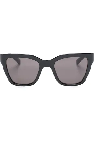 Saint Laurent Logo-print square-frame sunglasses
