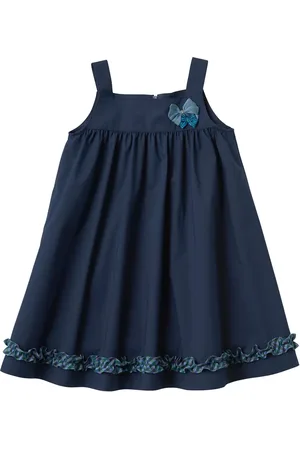 Familiar Bow-detail sleeveless dress