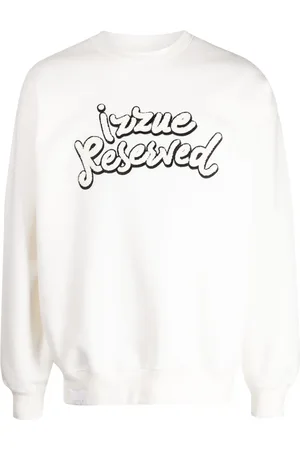 Izzue Towelling logo-appliqu?? sweatshirt
