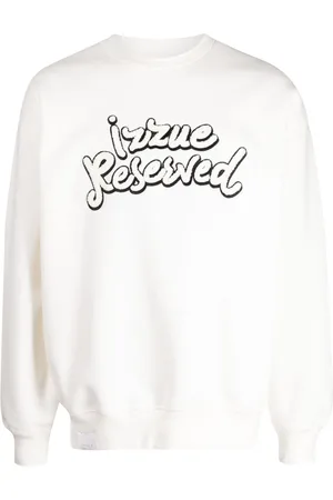 Izzue Towelling logo-appliqué sweatshirt