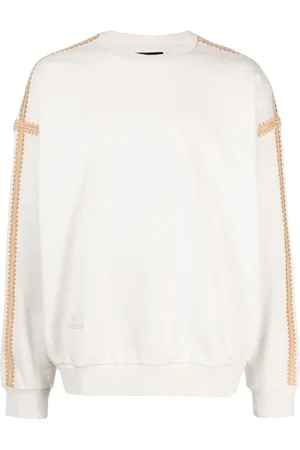 FIVE CM Logo-embroidered cotton blend sweatshirt