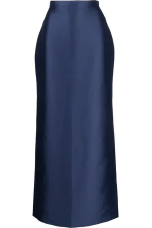 Sachin & Babi Isolde satin-finish skirt