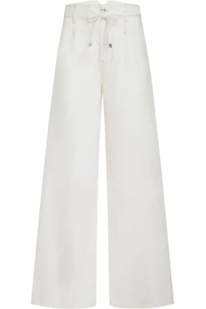 Etro Belted high-rise wide-leg jeans