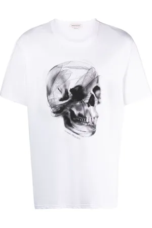 Alexander McQueen Skull-print cotton T-shirt