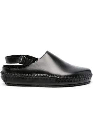 Hereu Cargol whipstitch leather sandals