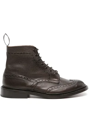 TRICKERS Stow leather brogue boots