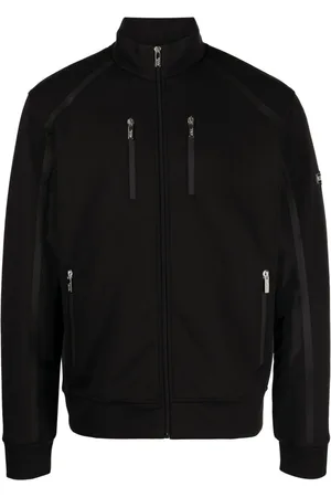 Karl Lagerfeld Logo-appliqué panelled jacket