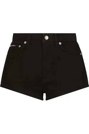 Dolce & Gabbana Logo-patch denim shorts