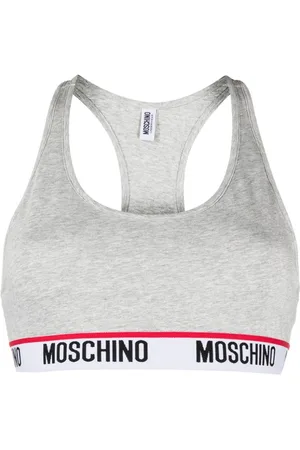 Moschino logo-tape Sports Bra - Farfetch