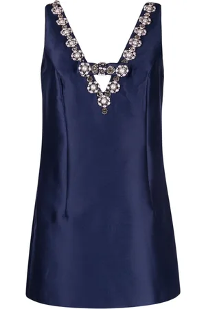 Sachin & Babi Sylvie pearl-detailing dress