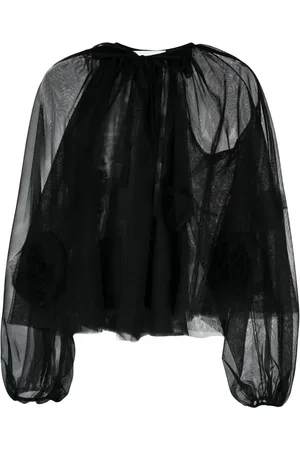Viktor & Rolf Semi-sheer tulle top