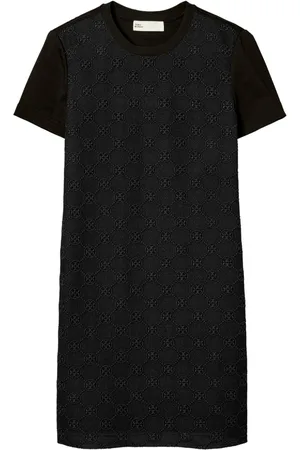 Tory Burch Monogram lace T-shirt dress