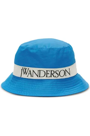 J.W.Anderson Logo-embroidered tonal-stitching bucket hat
