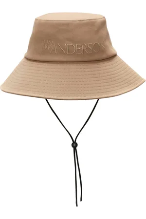 J.W.Anderson Logo-embroidered cotton bucket hat
