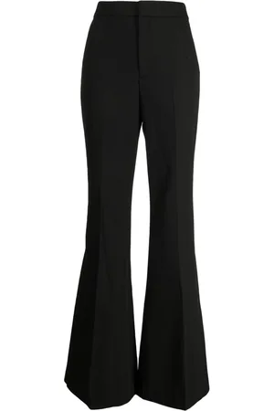 Astrid ribbed-knit flared pants