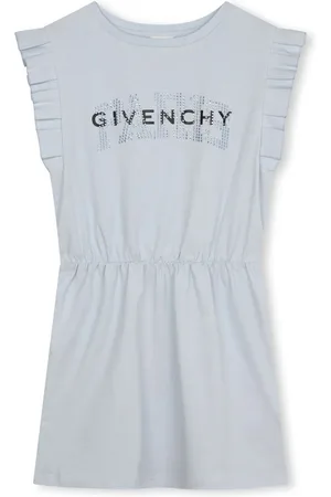 Givenchy Logo-embellished ruffled-sleeves dress