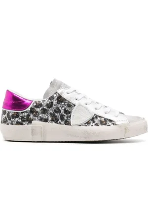Philippe model Paris glitter-detail sneakers