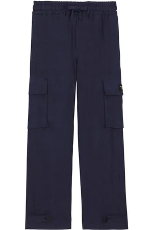 Dolce & Gabbana Logo-appliqué straight-leg trousers
