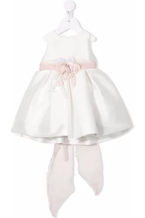 Mimilù Floral-appliqué sleeveless dress